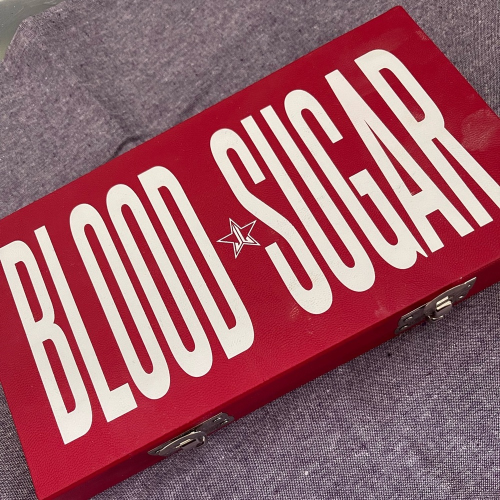 jeffree star blood sugar palette used